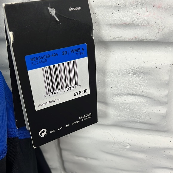 NIKE SWIM COLOR LOCK RACER ONE PIECE SWIM SUIT WOMENS SIZE 4 - Picture 4 of 7